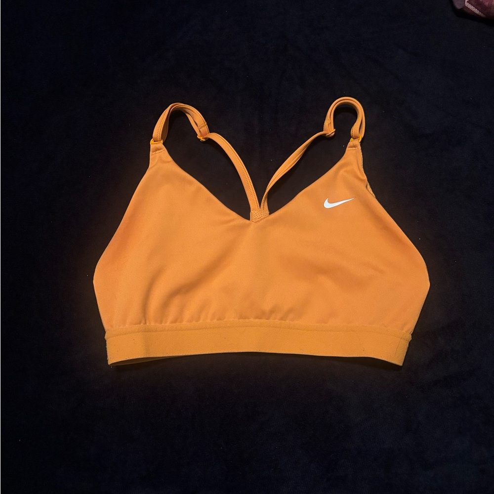 Nike Women's Vibrant Orange Sports Bra